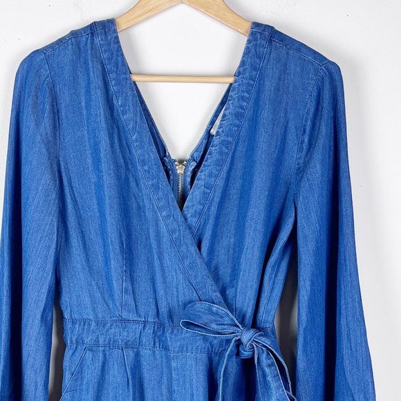 Gianni Bini Denim Romper Small NWT - Picture 3 of 5